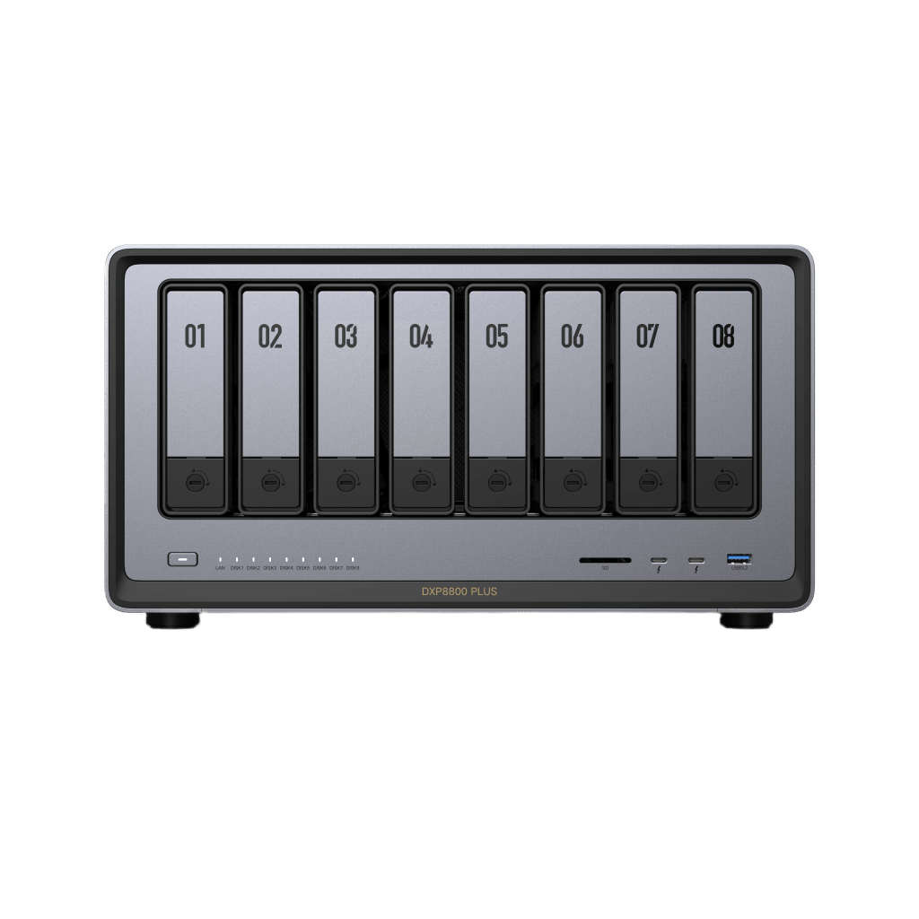 NAS UGREEN NASync DXP8800 Plus / Intel Core i5-1235U 10 Núcleos / 8 Bahías SATA + 2 M.2 NVMe / 2 Puertos 10GbE / Thunderbolt 4 / HDMI 8K / DDR5 Expandible 64GB / PCIe 4.0 x4 - Image 2