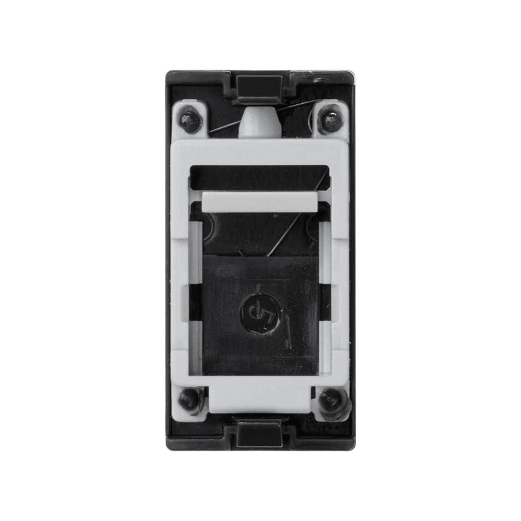 Medio M?dulo Color Grafito con 1 Espacio para Jack Keystone con Guardapolvo para las Cajas de Escritorio Ofiblock y Teleblock / (K76/14) - Image 2