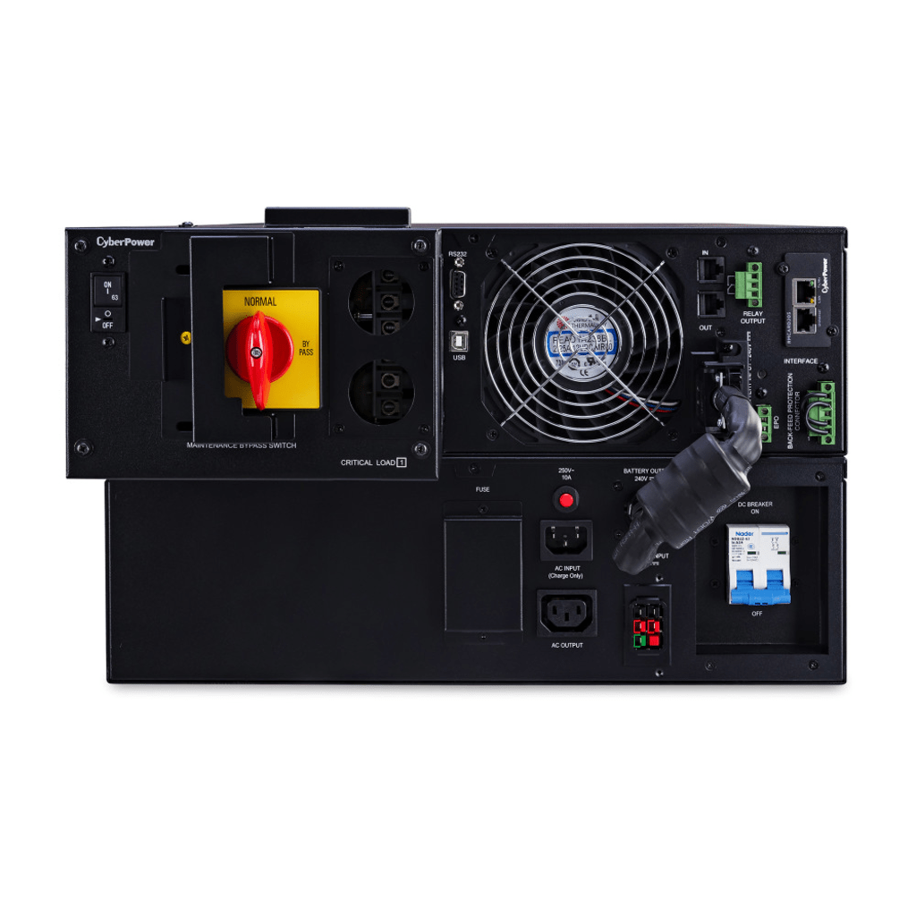 UPS de 10000 VA/10000 W, Online Doble Conversión, 200 - 240 Vac de Entrada, 200 - 240 Vac de Salida, Terminal Hardwired, Onda Senoidal Pura, Torre o Rack de 6 UR, Con 3 Tomas NEMA L6-30R - Image 2