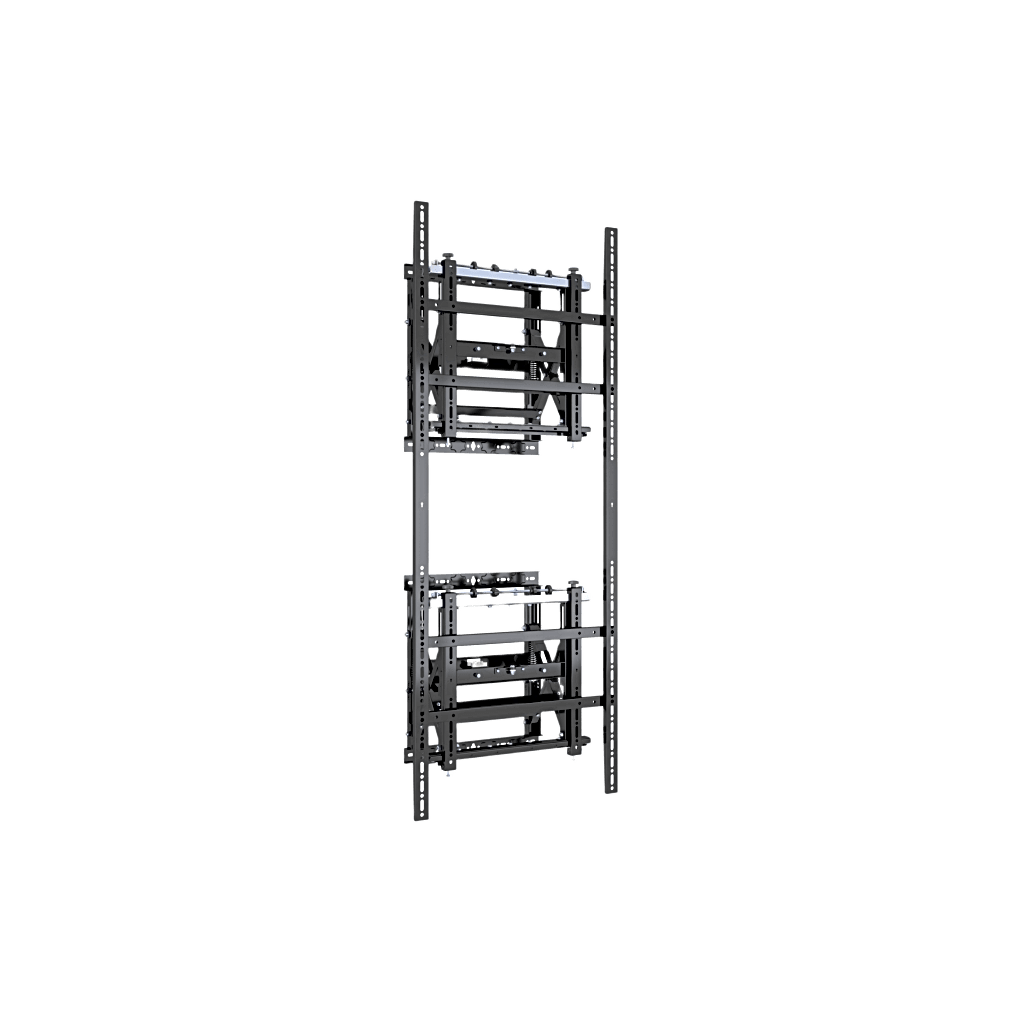 Soporte Estructural Modular para Pantallas | Altura Ajustable de 200 mm a 1600 mm | Ancho 600 mm | Profundidad 134 mm a 300 mm | Diseño Metálico| Compatible con Diferentes Tamaños de Pantallas |Soporta Formato Horizontal y Vertical. - Image 2