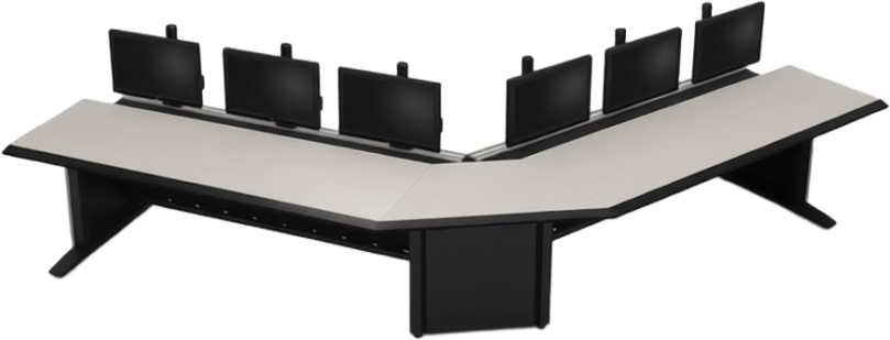 Consola Modular para Centros de Control | Superficie Endurance Plus 32 mm | Sistema Versa-Trak | Gestión Integrada de Cables | Estructura Acero y MDF | Expandible y Reconfigurable | Estructura Base de 48"/ 60"/ 72" - Image 2