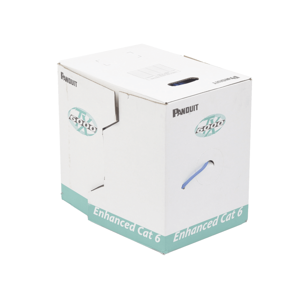 Bobina de Cable UTP 305 Metros (1000 Pies) de Cobre, TX6000? PanNet, Reelex, Azul, Categoría 6 Mejorado (23 AWG), PVC (CMR, Riser), de 4 Pares - Image 2