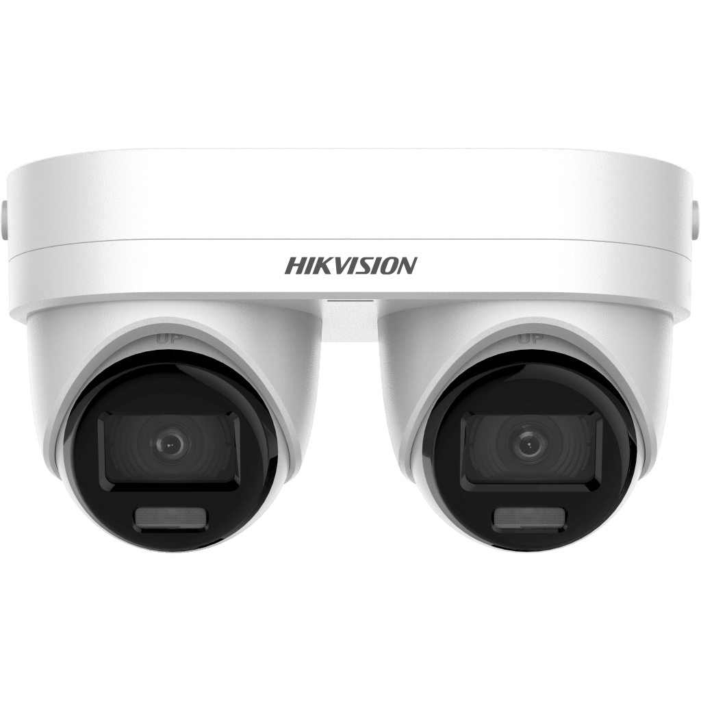 PanoVu Series / Lente Dual de 4 Megapixel / 2 Lentes Fijos de 2.8 mm / Recomendado para Pasillos o Esquinas / IP67 / IK10 / PoE / WDR 120 dB / 10 mts IR / Entrada y Salida de Audio y Alarma / MicroSD - Image 2