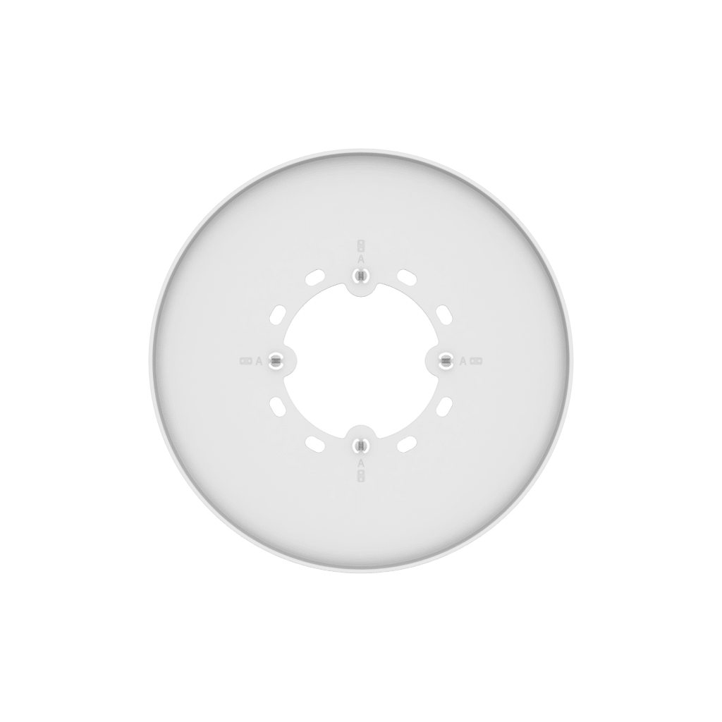 Cubierta de Montaje Policarbonato Blanco para camara PNM-C16013RVQ / Compatible con SBP-250WMW_SBP-400WMW / 4 Agujeros de Montaje 5 mm / Paquete 5 Piezas - Image 2