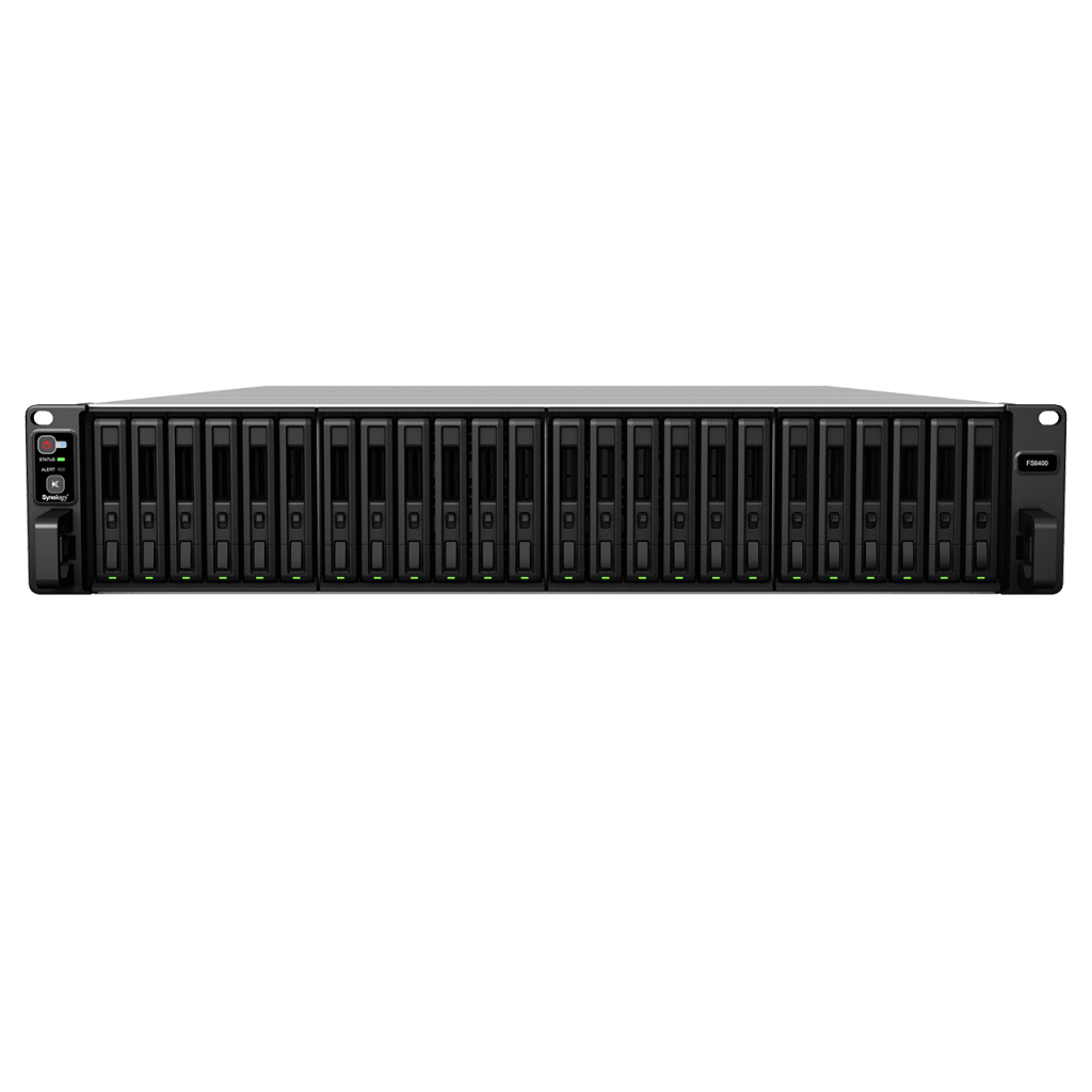 Servidor All-Flash Synology FlashStation FS6400 | 24 Bahías SAS-SATA | Dual Intel Xeon Silver 4110 | 32GB DDR4 ECC RDIMM | 10GbE | Escalable hasta 72 Unidades. - Image 2