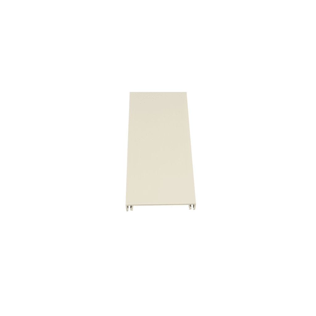 Cubierta para canaleta T-70, de PVC rígido, 70.1 x 9.1 x 1800 mm, Color Blanco Mate - Image 2
