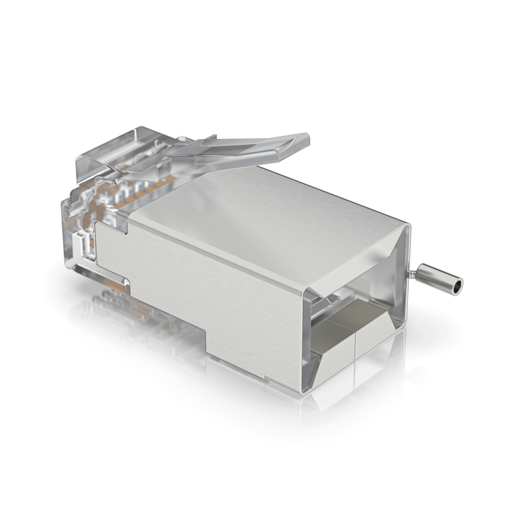 Paquete de 100 Conectores RJ45 Blindados Dise?ados para Cables Ethernet UISP (UISP Cable Pro y Cable Carrier) - Image 2