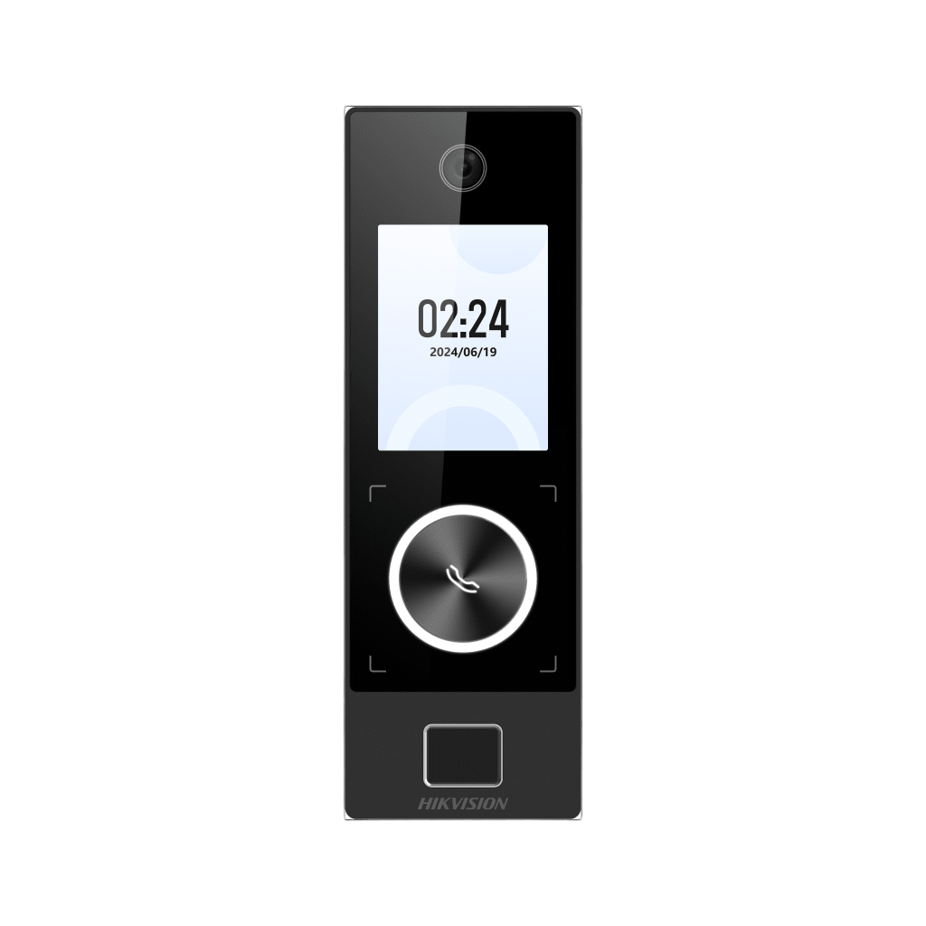 Terminal Facial Min Moe WiFi & PoE con Botón de Llamada y LECTOR DE HUELLA / Exterior IP65 / Tarjetas Virtuales Bluetooth con HikConnect Teams / 1000 Rostros y 3,000 Huellas / HIK-IA - Image 2