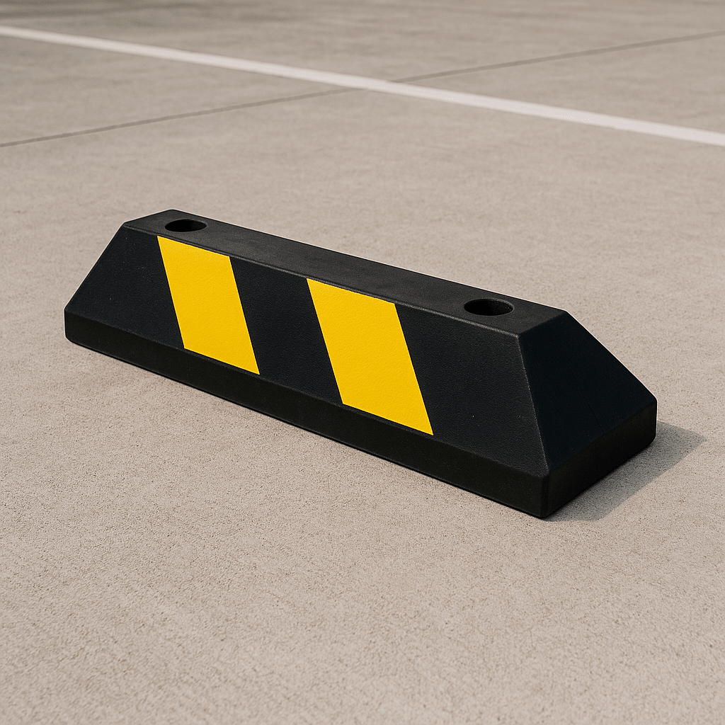 Tope Vehicular P / Estacionamiento / 55cm / Color Negro-Amarillo. - Image 2