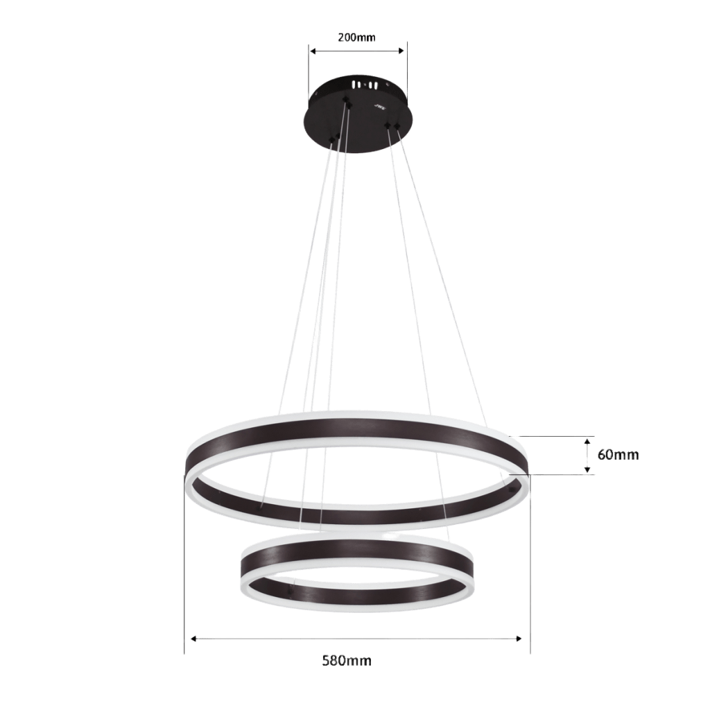 Lámpara de Techo LED / Chips LED Ahorra Energía 80% / 110W / Flujo Luminoso 8,800 lm / Montaje Sobreponer / Interior IP20 / Vida Útil 50,000 h - Image 2