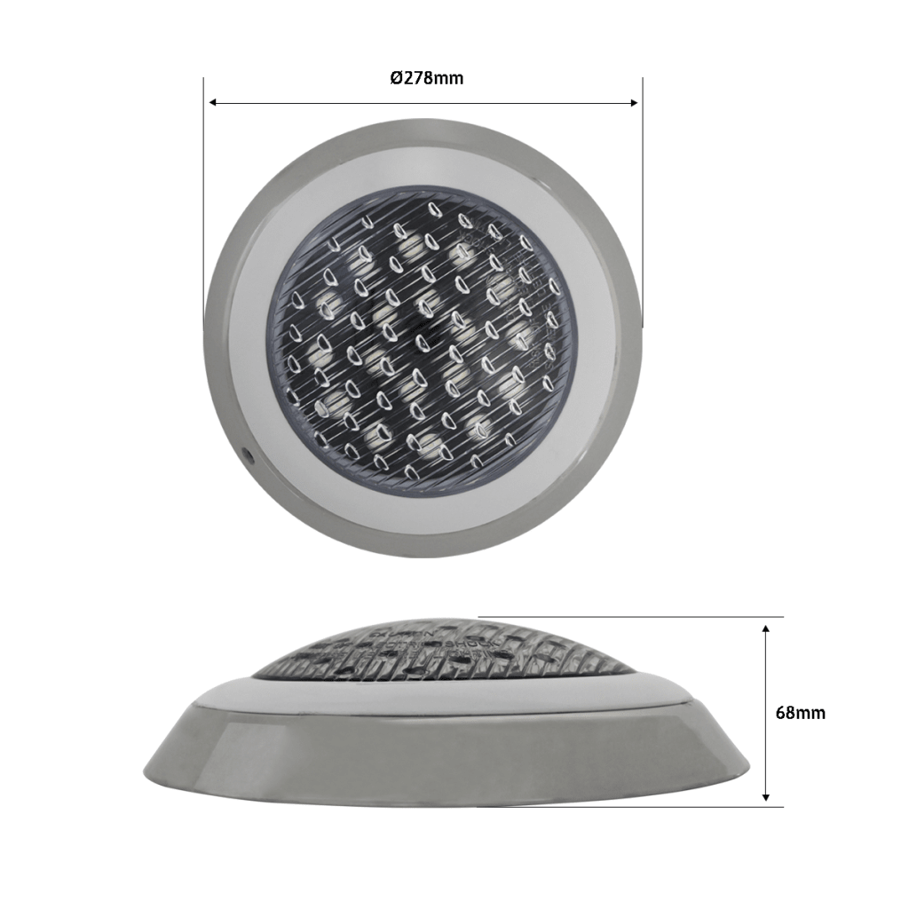 Luminario Sumergible /Luz Blanca 6500 K / 18W / 2340 lm / IP68 / Ø290mm x 62mm / No Dimeable / Uso Exterior. - Image 2