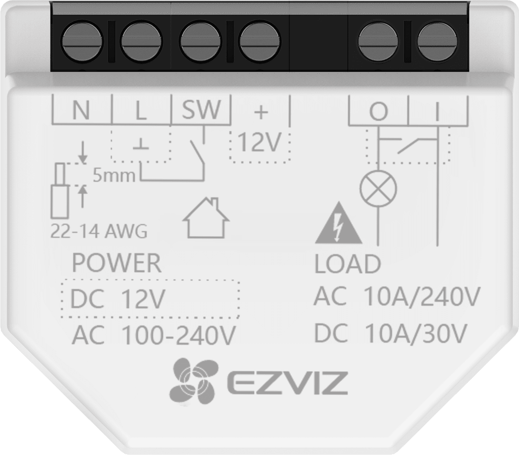 Relé Inteligente Wi-Fi, CS-T35-R100-WD, 16A 250VAC, Wi-Fi 6 y BLE, Control por App EZVIZ, Compatible con Google Assistant, Amazon Alexa y Matter, Protecciones de Temperatura y Sobrecarga - Image 2
