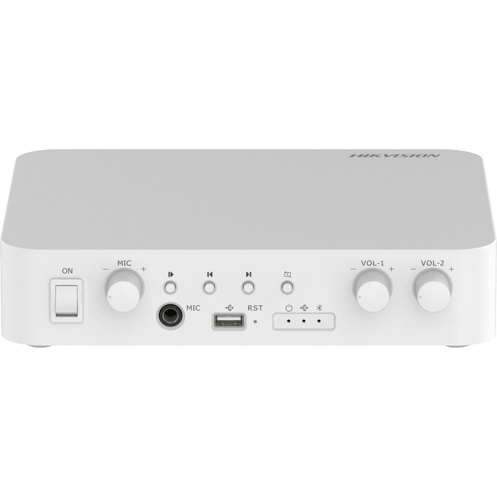 Amplificador | Bluetooth | 2 Canales | 40 W por Canal | 70/100V | Hik-Connect | Una Zona | Musica Ambiental - Image 2