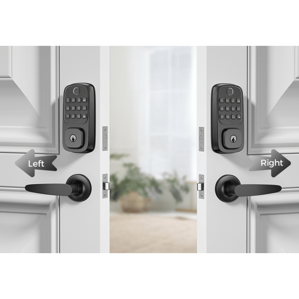 Cerradura Inteligente WiFi / Escáner de Huellas Dactilares / Teclado Numérico / Control por App / 8 Baterías AA / Bloqueo Manual y Automático / Compatible con Puertas 35-55 mm - Image 2