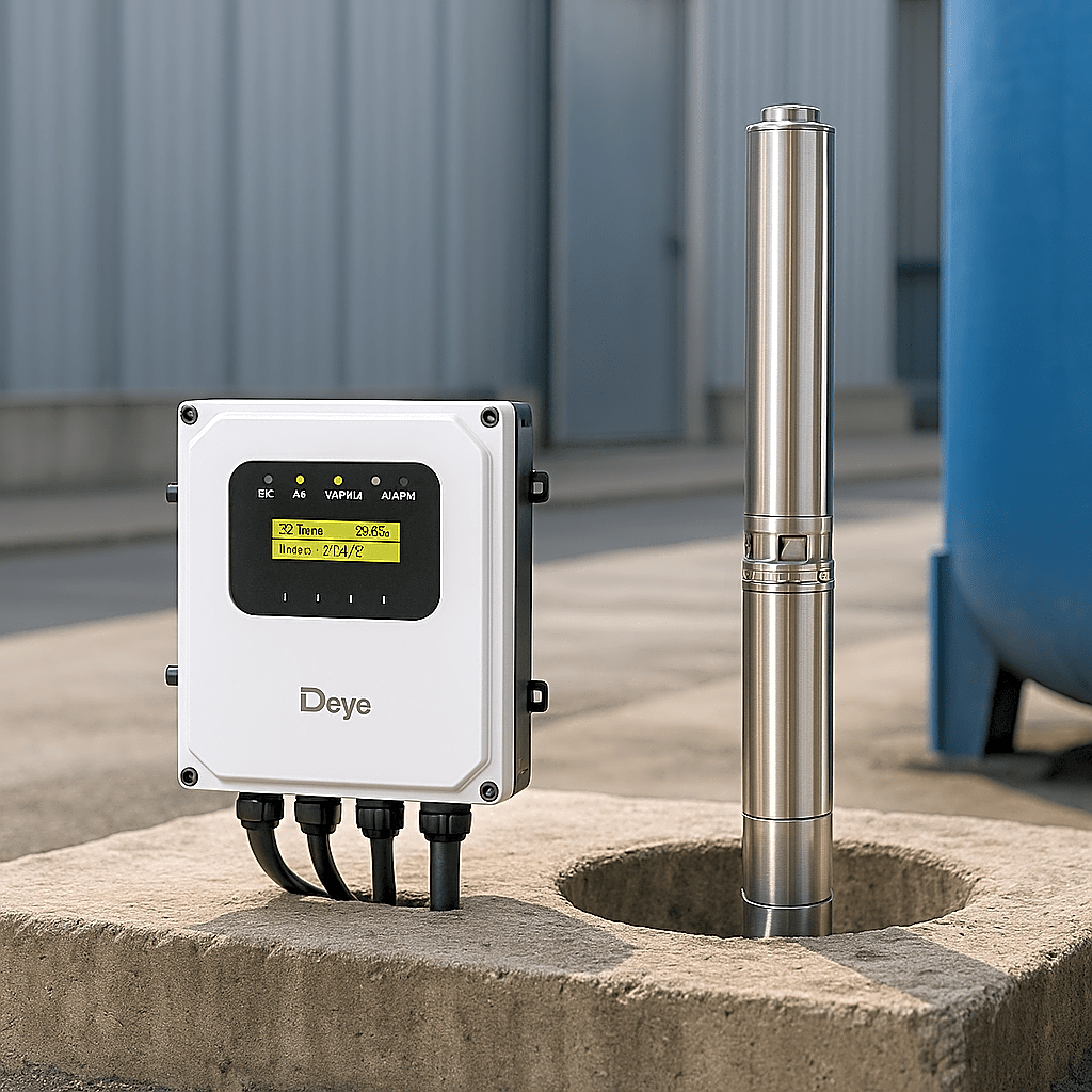 Bomba Solar Sumergible 2200W / Controlador Solar AC/DC 136-264VAC /108-403VCD - Image 2