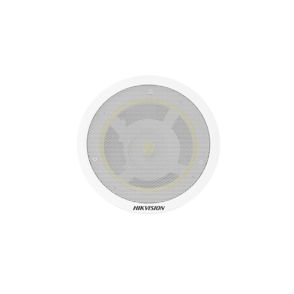Bocina (Altavoz) IP con Bluetooth | Montaje en Plafón | 3 Watts | PoE+ | Biblioteca de Audios Pregrabados | Entrada de alarma | Hik-Connect / HikCentral Profesional | Compatible con Bocinas secundarias - Image 2
