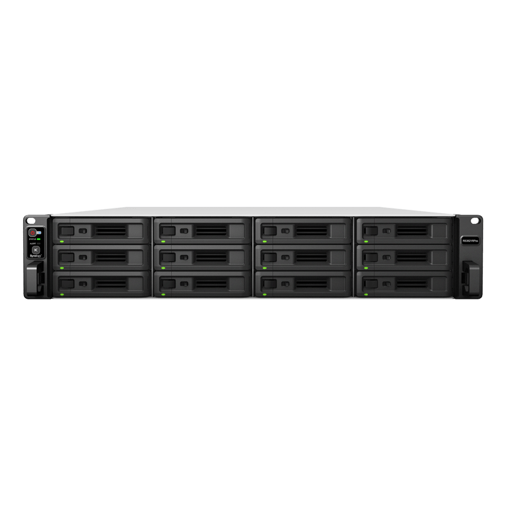 Servidor de Almacenamiento Synology RackStation RS3621RPxs | 12 Bahías | Procesador Intel Xeon D-1531 de 6 Núcleos | 8 GB DDR4 ECC | Expandible a 36 Bahías | Energía Redundante | Compatible con Virtualización y RAID. - Image 2