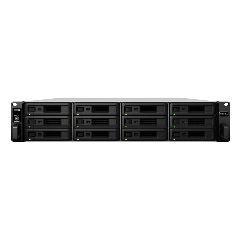 Unidad de Expansión Synology RXD1219sas | 12 Receptáculos SAS | Diseño Modularizado | Fuentes de Alimentación Redundantes | Conectividad Mini-SAS HD. - Image 2