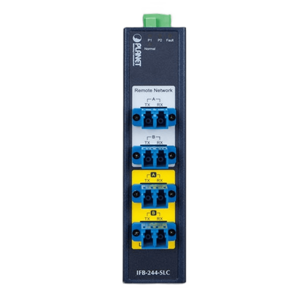 Switch Industrial Bypass de Fibra Optica Monomodo con Conector LC de 2 Canales - Image 2
