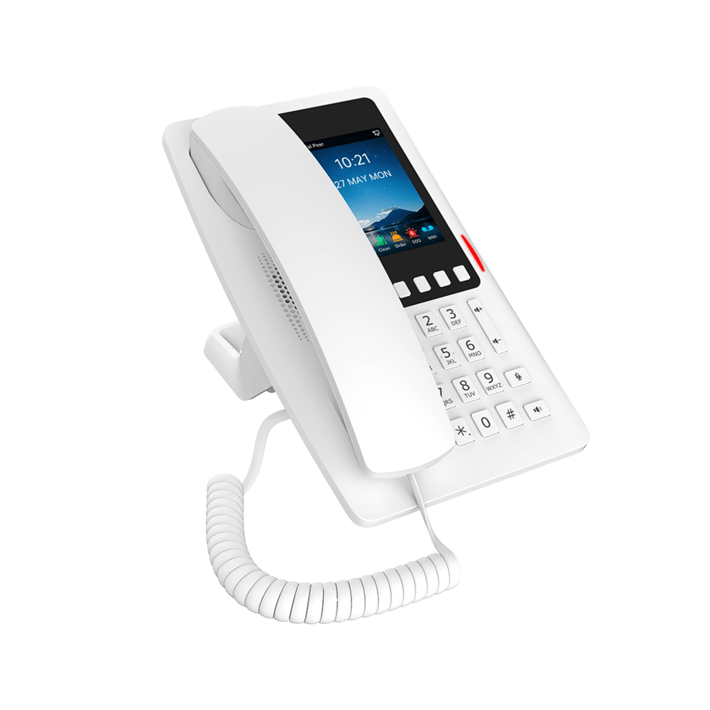 Teléfono IP Wi-Fi Hotelero con PoE, Puerto USB de Carga y Pantalla LCD de 3.5" - Image 2