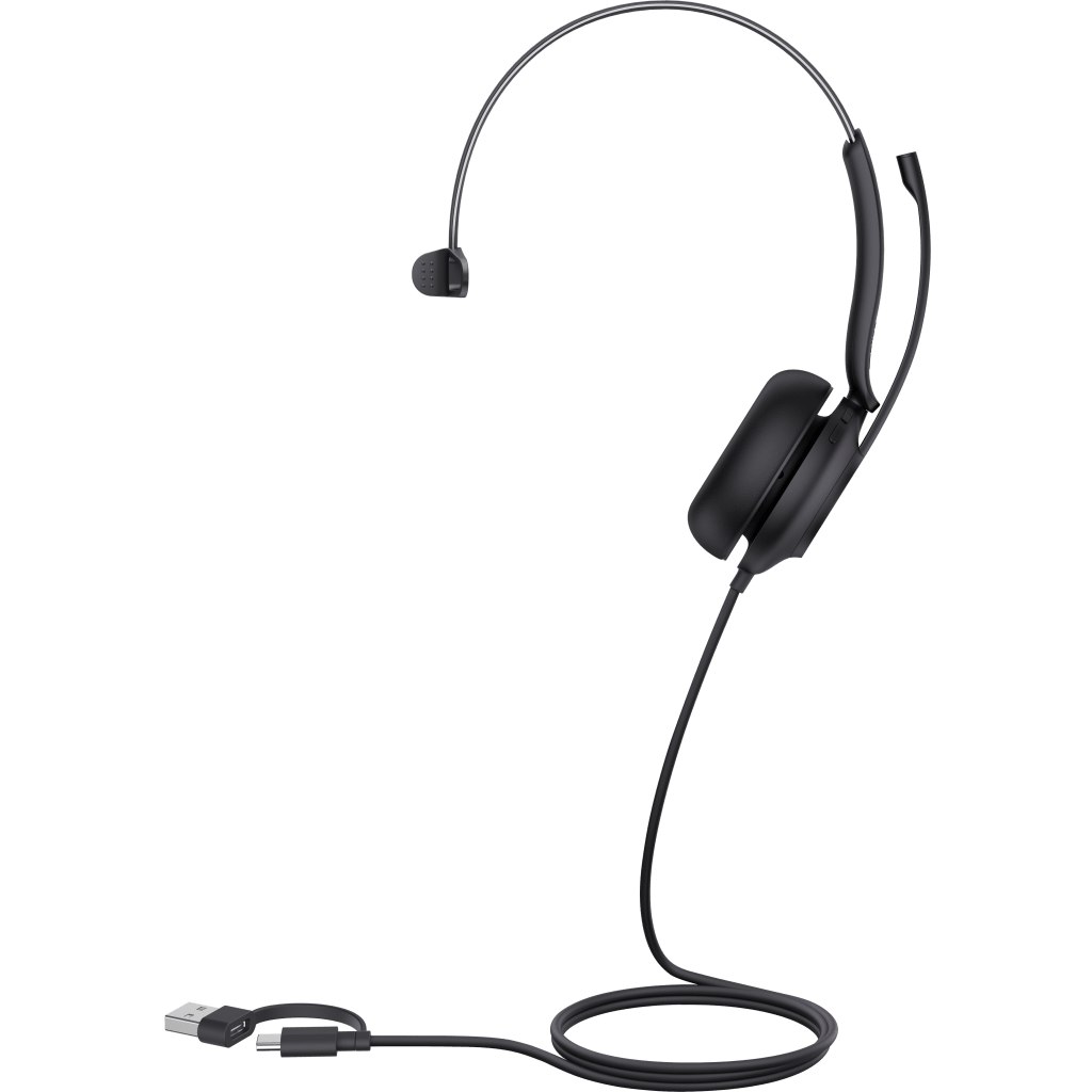 Diadema USB Yealink UH35 Mono Teams con Cancelación Activa de Ruido con 2 Micrófonos y Busylight Automático - Image 2