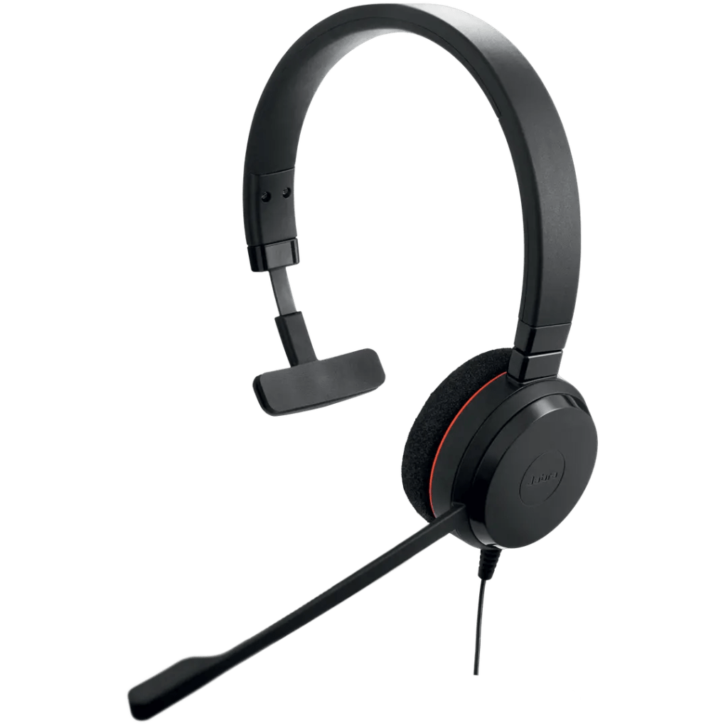 Jabra Evolve 20 Mono con Conexión USB C/A, Micrófono con Cancelación de Ruido de Ultima Generación, Configuración Plug and Play (4993-829-269) - Image 2