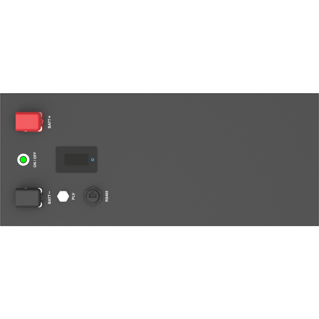 Batería de litio LiFeO4 12.8Vcc, 200Ah, 2.56Kwh, Pantalla LCD para Monitoreo Local, Carcasa Metálica - Image 4