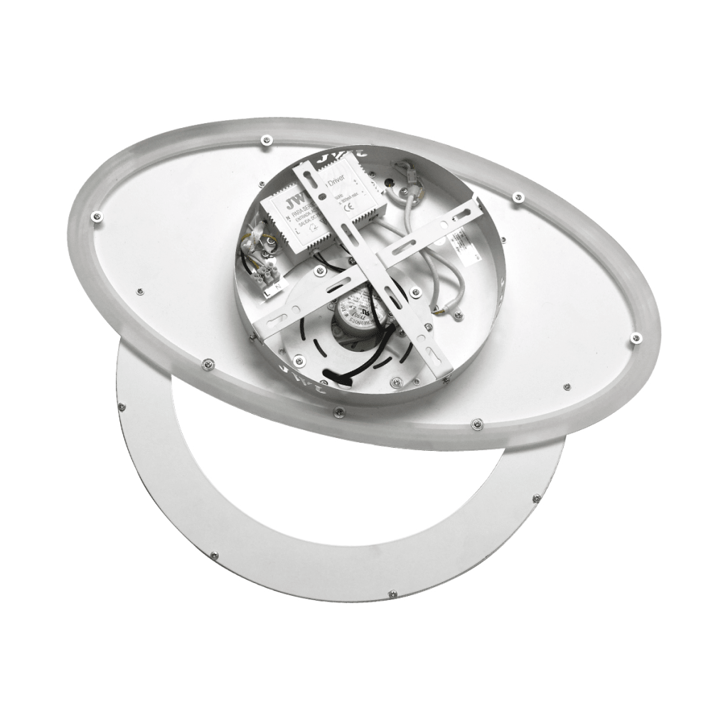 Ventilador de Techo con Luminario LED de 110 V CA 50/60 Hz / 88 W / 3 Tonos de Luz (6500 - 4 000 - 2 700 K) / Con giro 360° / Diámetro 550 mm / 6 Velocidades / Dimeable. - Image 4