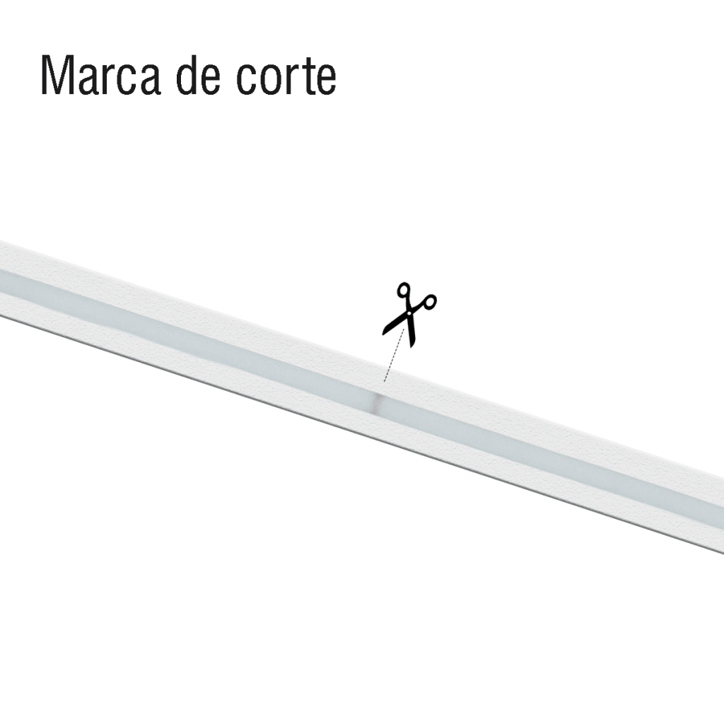 Manguera LED Luminosa Blanca de Resina Transparente y Flexible / Para uso Interior o Exterior / Carrete de 50 m/ 110V CA 4.2 A/ 500 W Potencia / T.C.C. 6500 K. - Image 4