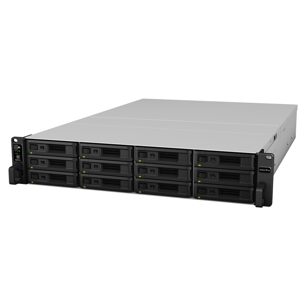 Servidor de Almacenamiento Synology RackStation RS3621RPxs | 12 Bahías | Procesador Intel Xeon D-1531 de 6 Núcleos | 8 GB DDR4 ECC | Expandible a 36 Bahías | Energía Redundante | Compatible con Virtualización y RAID. - Image 4