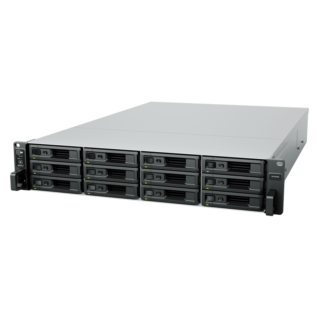 Servidor de Almacenamiento Synology SA3400D | Alta Escalabilidad | 12 Bahías SAS | Doble Controlador | Hasta 192 TB (576 TB Expandido) | 3,500/2,900 MB/s Lectura/Escritura | RAID F1, 0, 1, 5, 6, 10. - Image 4