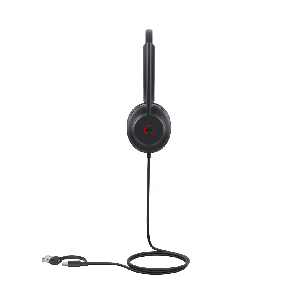 Diadema USB Yealink UH35 Mono Teams con Cancelación Activa de Ruido con 2 Micrófonos y Busylight Automático - Image 4