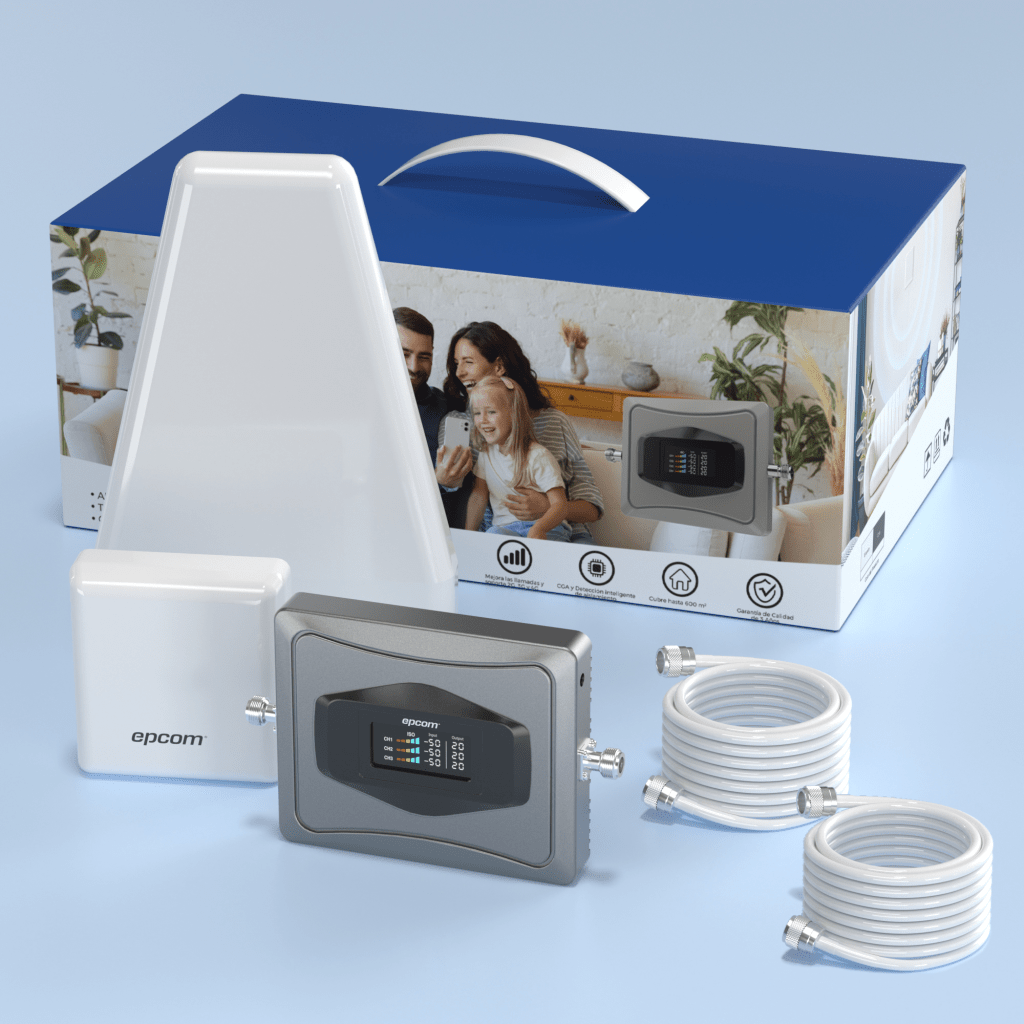 Kit Amplificador de Señal Celular 4G / Mejora las llamadas convencionales y VoLTE / Soporta los datos de las tecnologías 2G, 3G y 4G de TELCEL, AT&T y MOVISTAR / Cubre hasta 600 m2. - Image 4