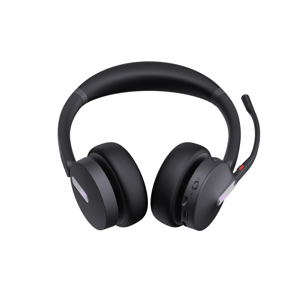 Diadema Inalámbrica WH64 Dual Teams con Micrófono Dual y Acoustic Shield 2.0 para Llamadas Claras en Entornos Ruidosos - Image 4