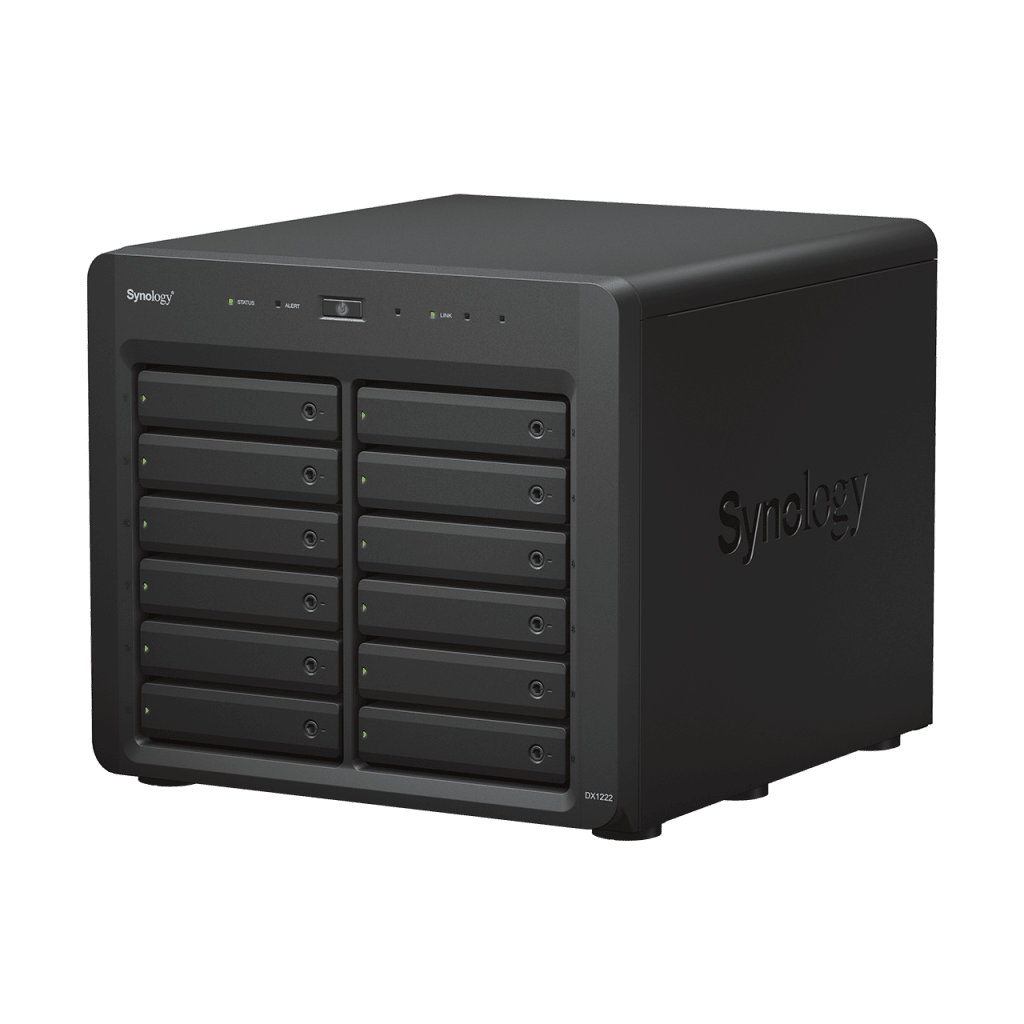 Unidad de Expansión Synology DX1222 | 12 Bahías para HDD/SSD SATA 3.5" o 2.5" | Intercambio en Caliente | Puerto Mini-SAS HD | Garantía de 5 Años. - Image 4