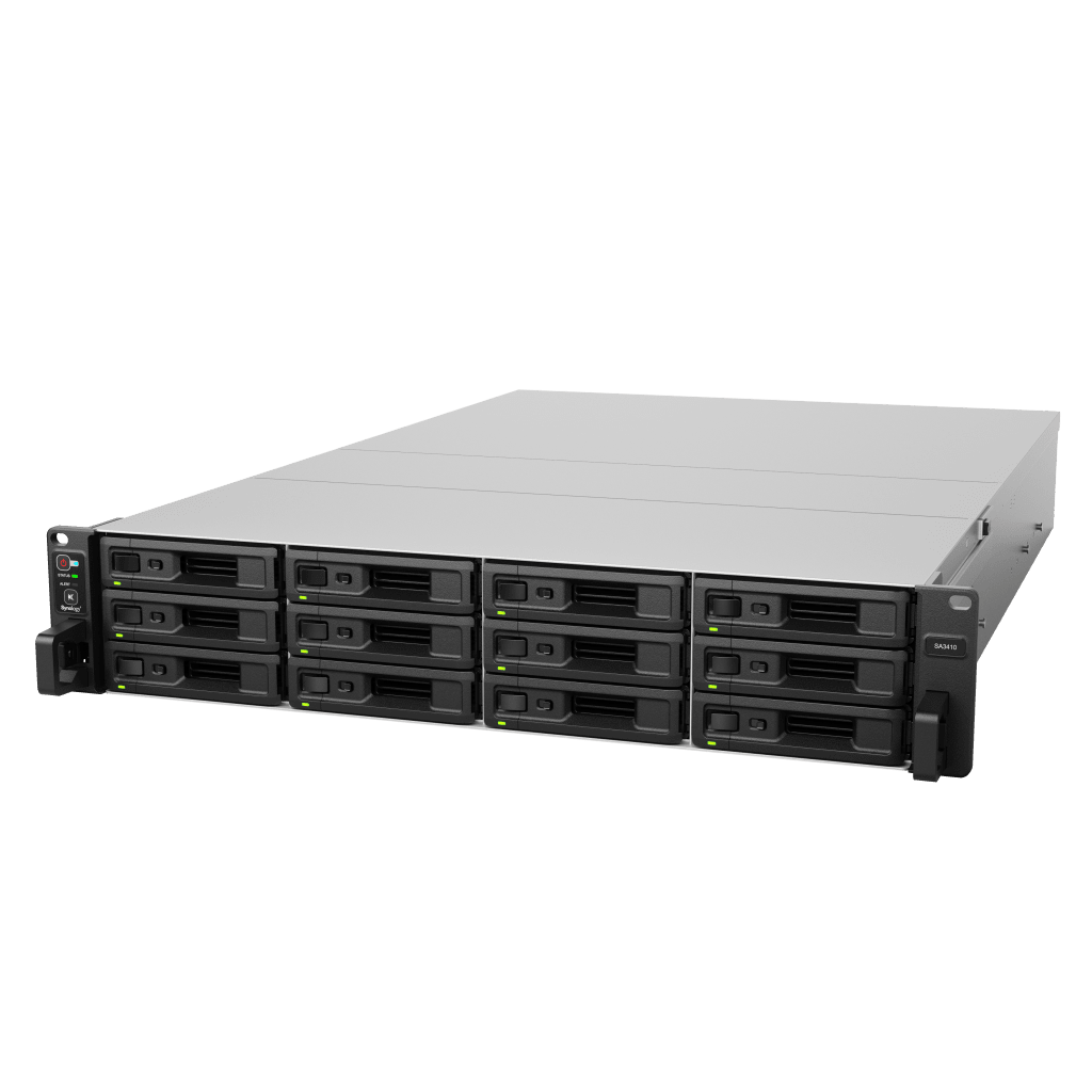 Servidor de Almacenamiento Synology SA3410 | 12 Bahías | Escalable hasta 96 Bahías | 1.728 PB de Capacidad Bruta | 6.200 MB/s Lectura Secuencial | 3.000 MB/s Escritura Secuencial | 10GbE RJ-45 | PCIe 3.0. - Image 4