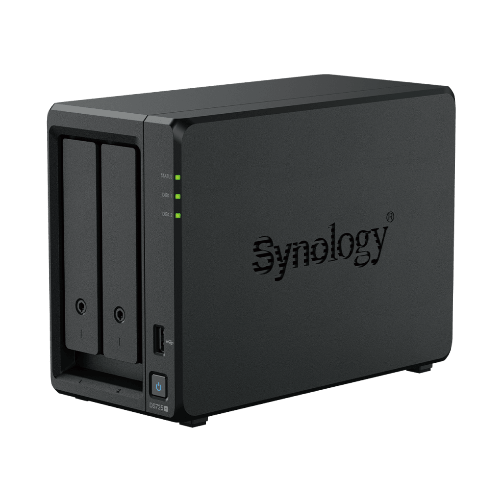 NAS Synology DiskStation DS725+ | 2 Bahías | Expandible hasta 7 Unidades | 2 Ranuras M.2 NVMe | Puerto 2.5GbE | Rendimiento 276 MB/s Lectura y 224 MB/s Escritura | Compatible con Unidad de Expansión DX525. - Image 4