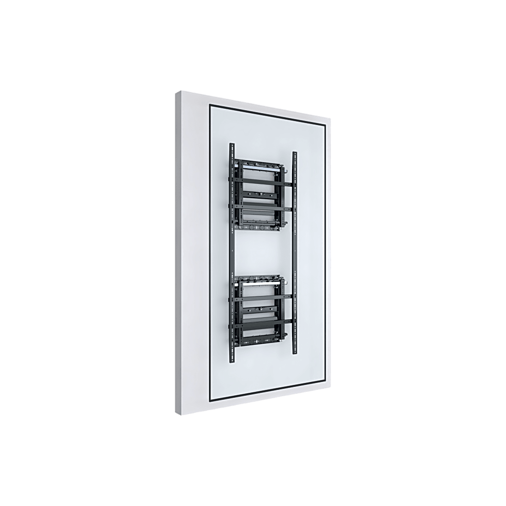 Soporte Estructural Modular para Pantallas | Altura Ajustable de 200 mm a 1600 mm | Ancho 600 mm | Profundidad 134 mm a 300 mm | Diseño Metálico| Compatible con Diferentes Tamaños de Pantallas |Soporta Formato Horizontal y Vertical. - Image 4