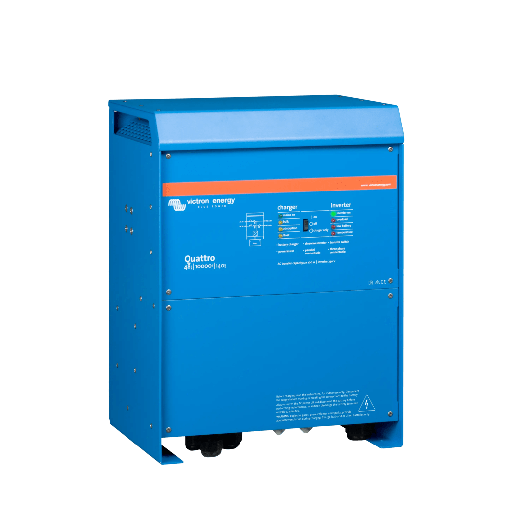 Quattro 48/10000/140-100/100 230V / Inversor Cargador de Onda Pura / Entrada 48 Vcc / Salida 8000 W 230 Vca 60 Hz (L-N) - Image 3