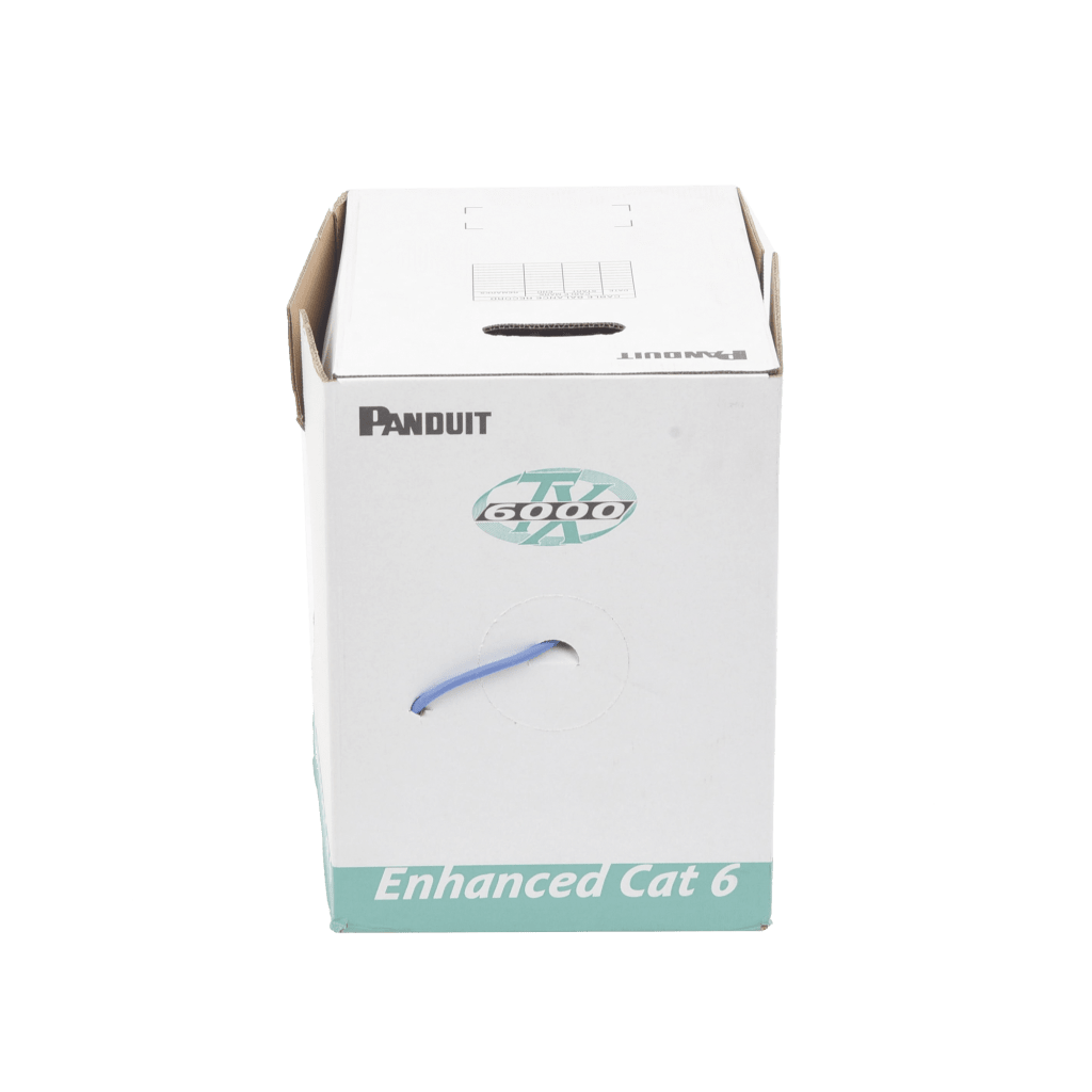 Bobina de Cable UTP 305 Metros (1000 Pies) de Cobre, TX6000? PanNet, Reelex, Azul, Categoría 6 Mejorado (23 AWG), PVC (CMR, Riser), de 4 Pares - Image 3