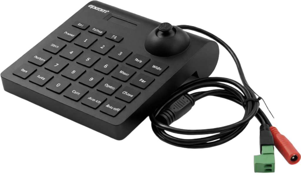 Mini Teclado controlador PTZ con pantalla LCD y joystick altamente resistente - Image 3