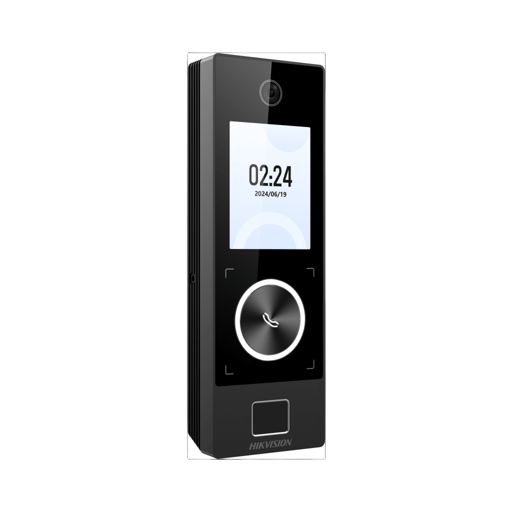 Terminal Facial Min Moe WiFi & PoE con Botón de Llamada y LECTOR DE HUELLA / Exterior IP65 / Tarjetas Virtuales Bluetooth con HikConnect Teams / 1000 Rostros y 3,000 Huellas / HIK-IA - Image 3