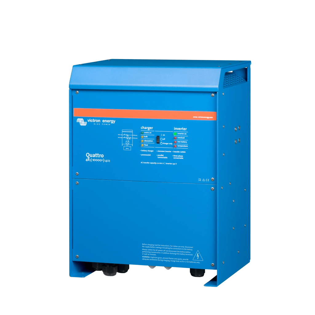 Quattro 48/10000/140-100/100 230V / Inversor Cargador de Onda Pura / Entrada 48 Vcc / Salida 8000 W 230 Vca 60 Hz (L-N) - Image 2