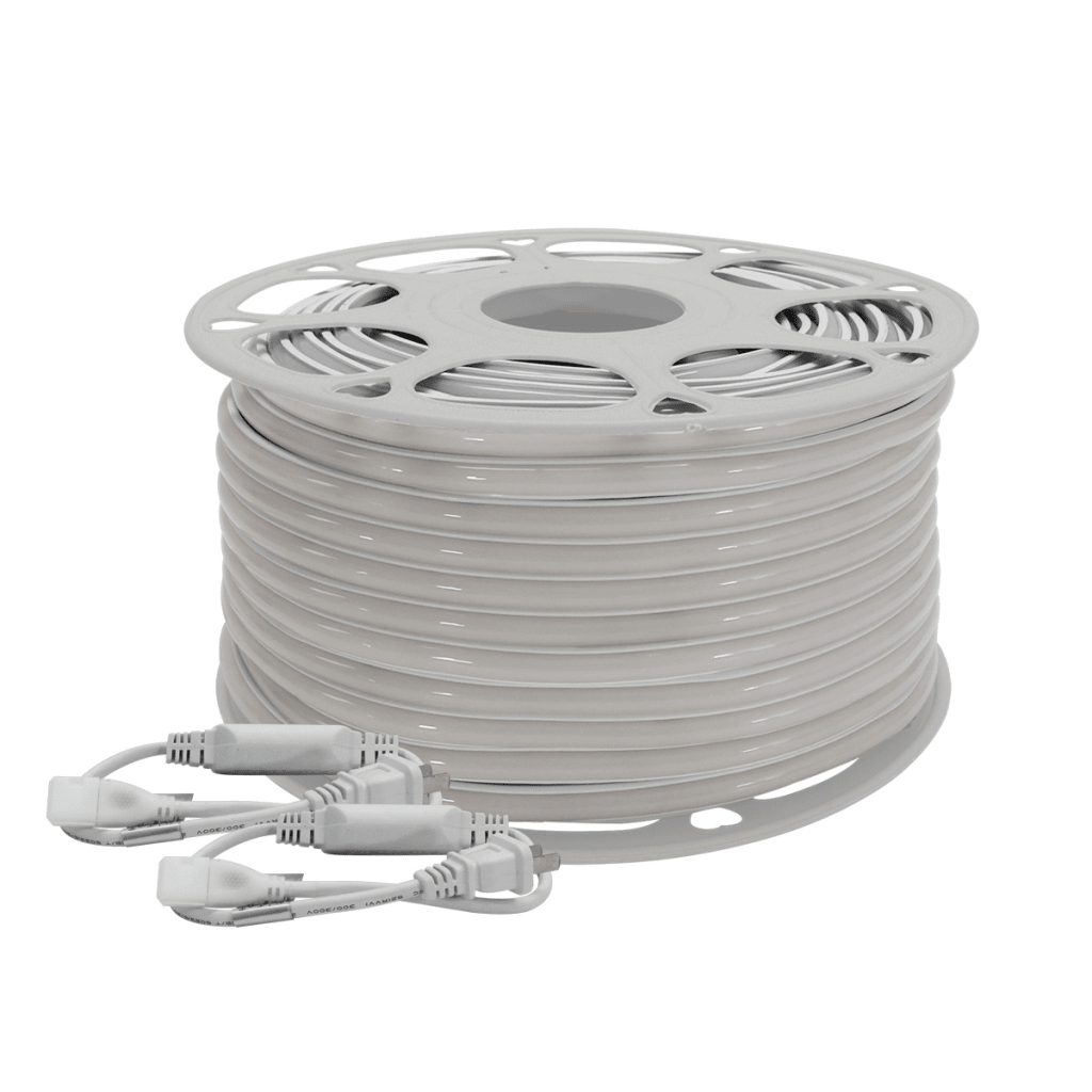 Manguera LED Luminosa Blanca de Resina Transparente y Flexible / Para uso Interior o Exterior / Carrete de 50 m/ 110V CA 4.2 A/ 500 W Potencia / T.C.C. 6500 K. - Image 3