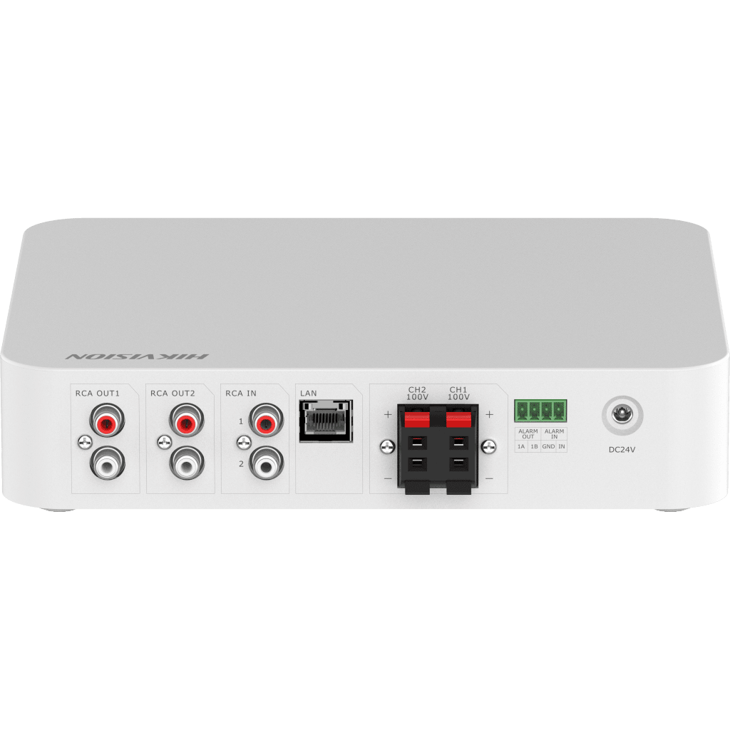 Amplificador | Bluetooth | 2 Canales | 40 W por Canal | 70/100V | Hik-Connect | Una Zona | Musica Ambiental - Image 3