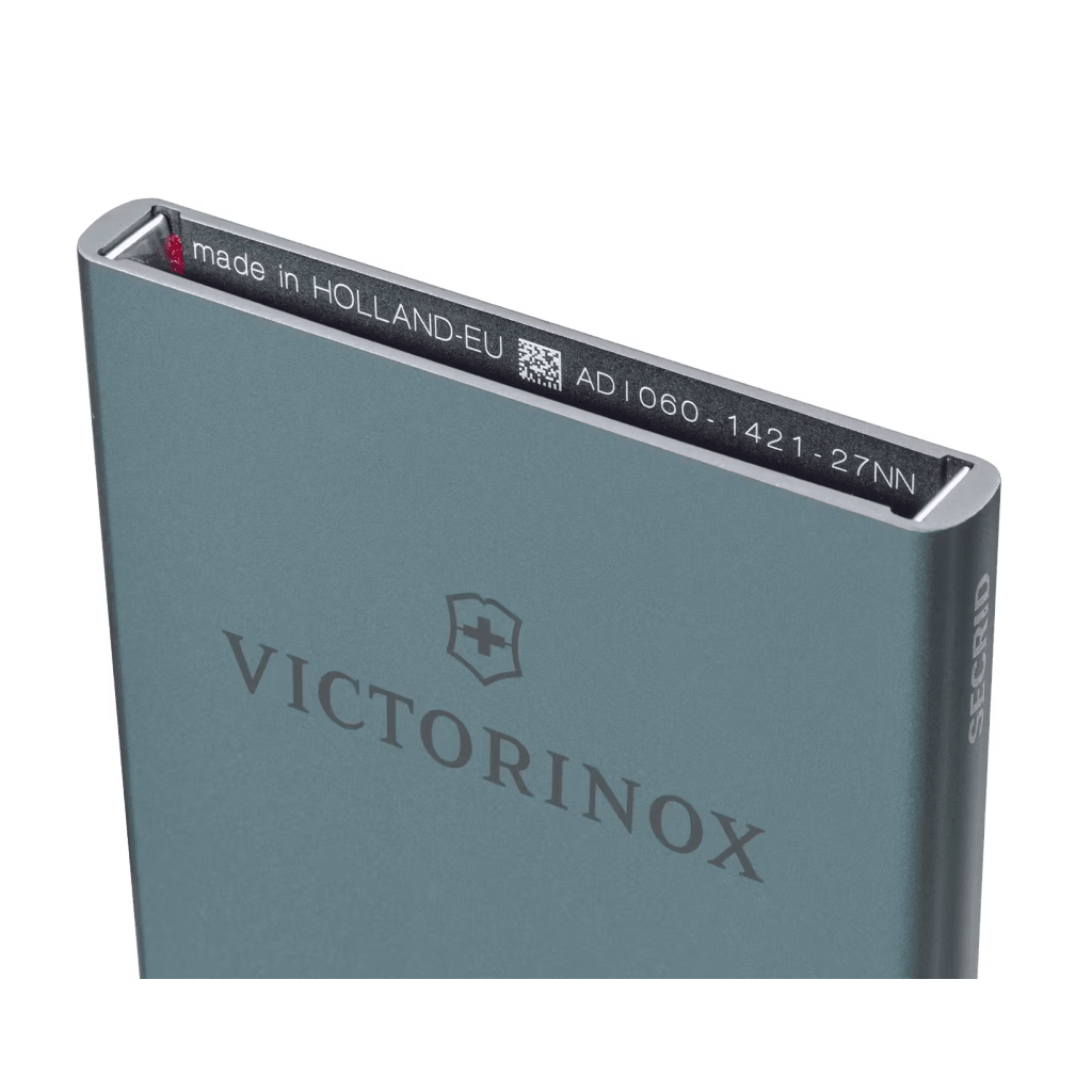 Tarjetero / Almacenamiento Seguro 4-6 Tarjetas / Aluminio Duradero / Protección RFID / Sistema Deslizamiento Patentado / Color Gris. - Image 3