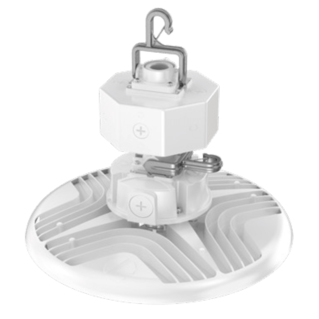 Luminaria LED High Bay Redonda REBL / 24,000-30,000 Lúmenes / Óptica Micro-Prisma Patentada / UGR Ultra Bajo / IK10 IP66 NEMA 4X / Temperatura 3500K-4000K-5000K Switchable / UVOLT 120-347V / Color Blanco. - Image 3