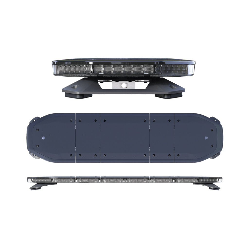 Barra de luces LED de 48", 216 LED, Dual Color, Programable, Rojo/Azul/Ámbar/Claro, Ideal para Equipar Unidades de Seguridad Publica con Domos Negros - Image 3