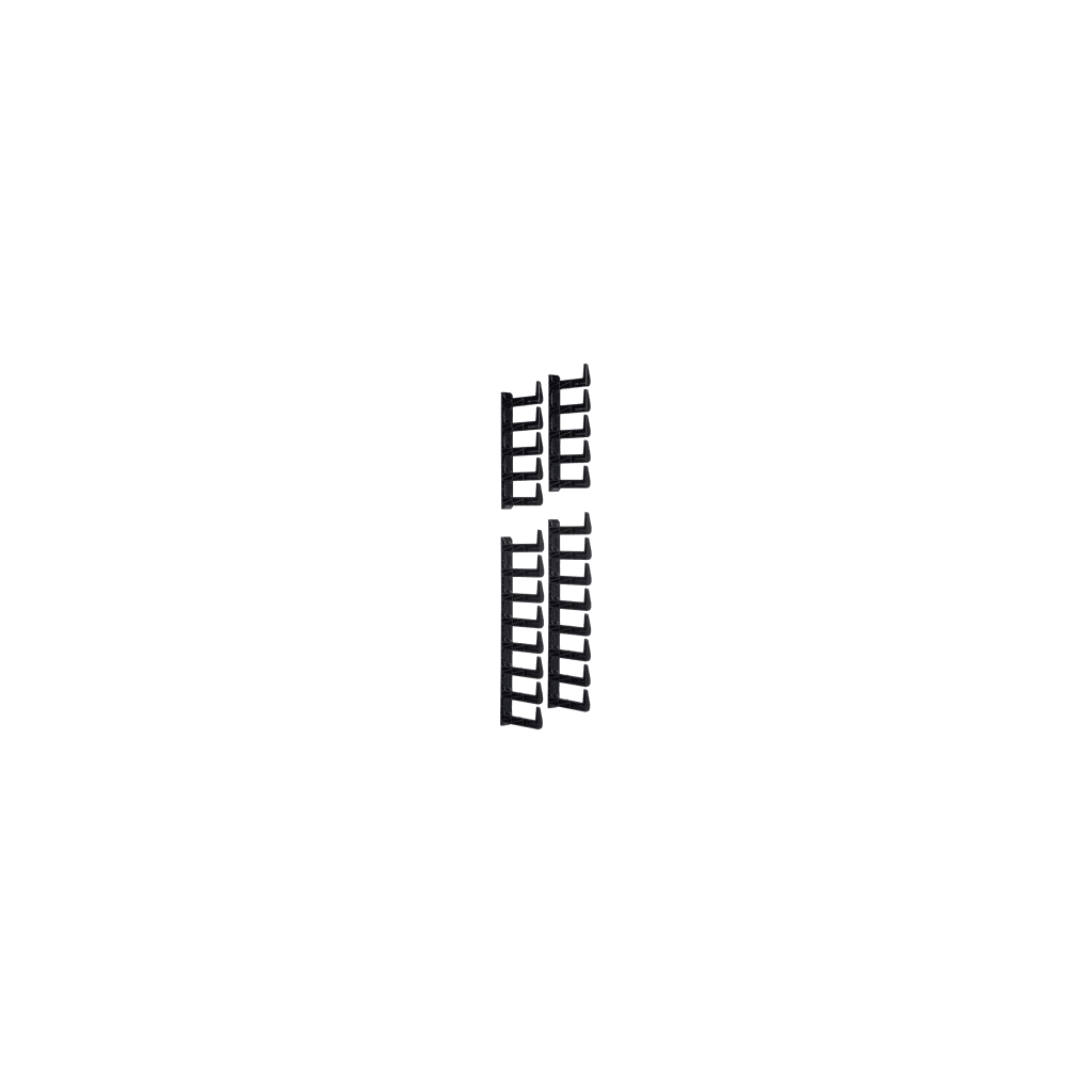 Kit de Dedos Para Administración de Cables en Gabinetes FlexFusion™ Light, de 42 UR, Dedos de 100 mm de Longitud, Color Negro - Image 3