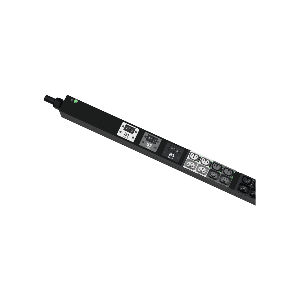 PDU G6 Monitoreable y Switchable (MS) para Distribución de Energía, Enchufe de Entrada NEMA L21-30P, Con 24 Salidas C13/C15 y 24 C13/C15/C19/C21, de Instalación Vertical, 208 Vca, 30 Amp - Image 3